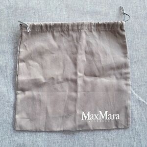 MaxMara | Cotton Drawstring Dust Bag Silver Gray - Storage & Gift